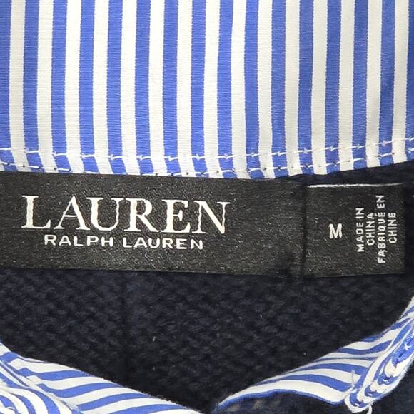 Lauren Ralph Lauren Navy Pullover Sweater. Size Medium. - Picture 5 of 7
